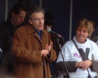 Fintan O'Toole speaks at pro choice rally