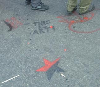 Street graffitti in Dublin