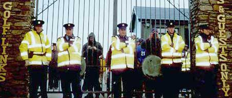 Gardai at Old Head of Kinsale
