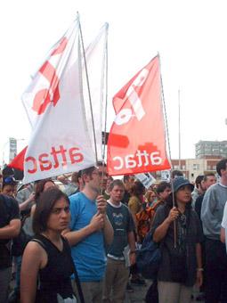 ATTAC flags in Dublin
