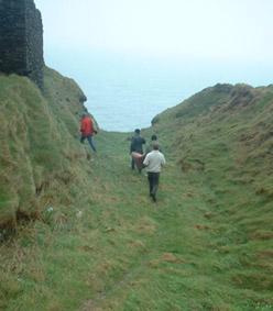 The ditch at the Old Head of Kinsale